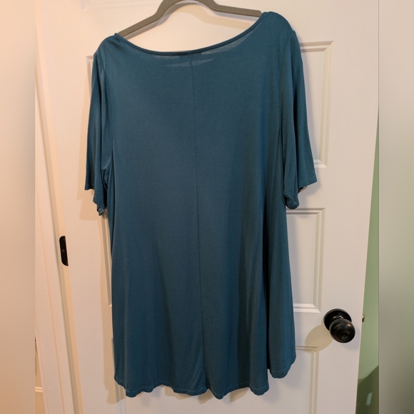 Lane Bryant Teal Swing Tunic Top - Picture 8 of 11